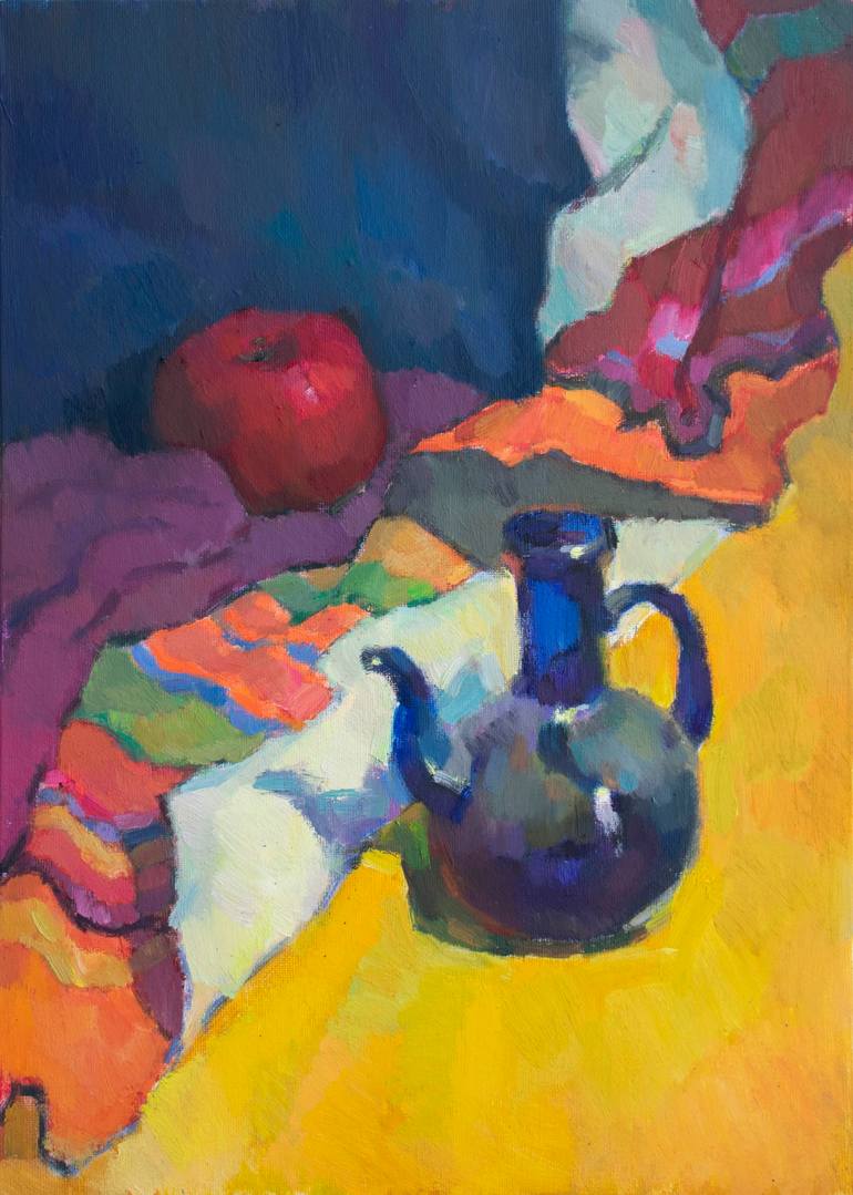 Print of Expressionism Food & Drink Painting by Vera Bondare