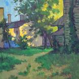 Courtyard Inside Old Wooden Riga by Vera Bondare