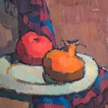 Apple and pomegranate by Vera Bondare