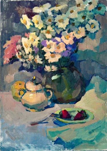 Original Impressionism Floral Paintings by Vera Bondare