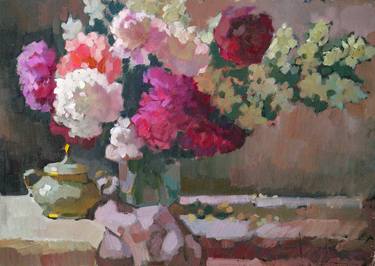 Original Impressionism Floral Paintings by Vera Bondare