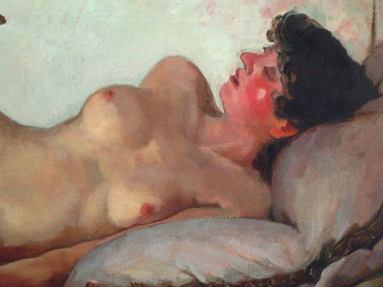 Original Nude Painting by Vera Bondare