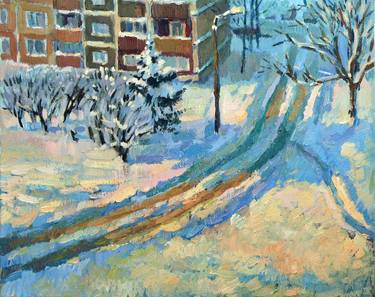 Print of Impressionism Landscape Paintings by Vera Bondare