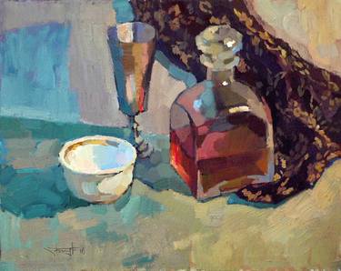 Original Impressionism Food & Drink Paintings by Vera Bondare