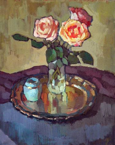 Original Expressionism Floral Paintings by Vera Bondare