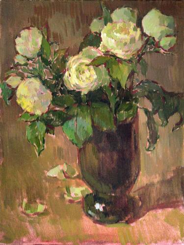 Print of Impressionism Floral Paintings by Vera Bondare