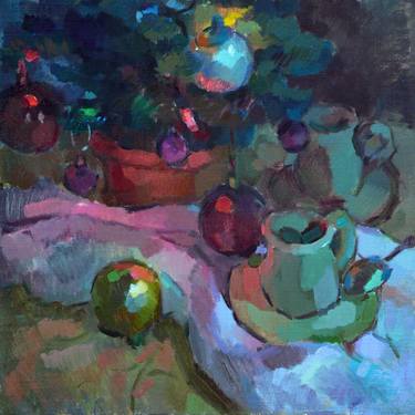 Print of Expressionism Still Life Paintings by Vera Bondare