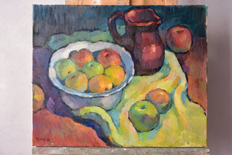 Original Expressionism Food Painting by Vera Bondare