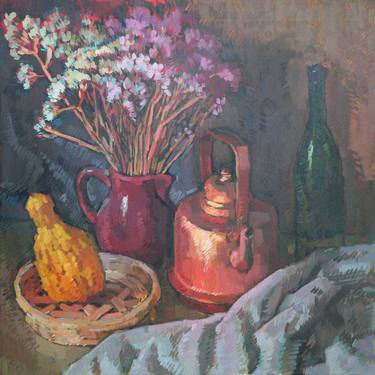 Original Impressionism Still Life Paintings by Vera Bondare