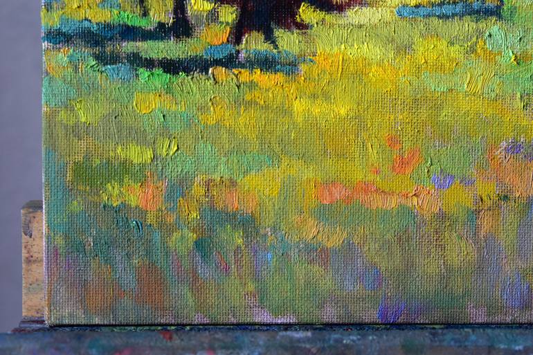 Original Impressionism Landscape Painting by Vera Bondare