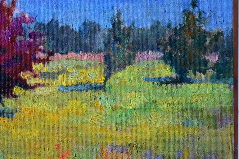 Original Impressionism Landscape Painting by Vera Bondare