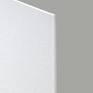 canvas on carton - clear front side