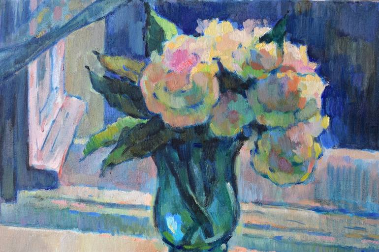 Original Floral Painting by Vera Bondare