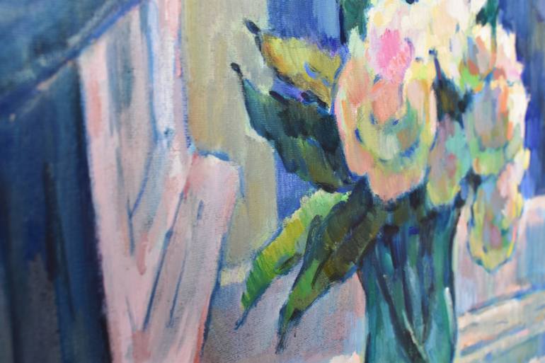 Original Expressionism Floral Painting by Vera Bondare