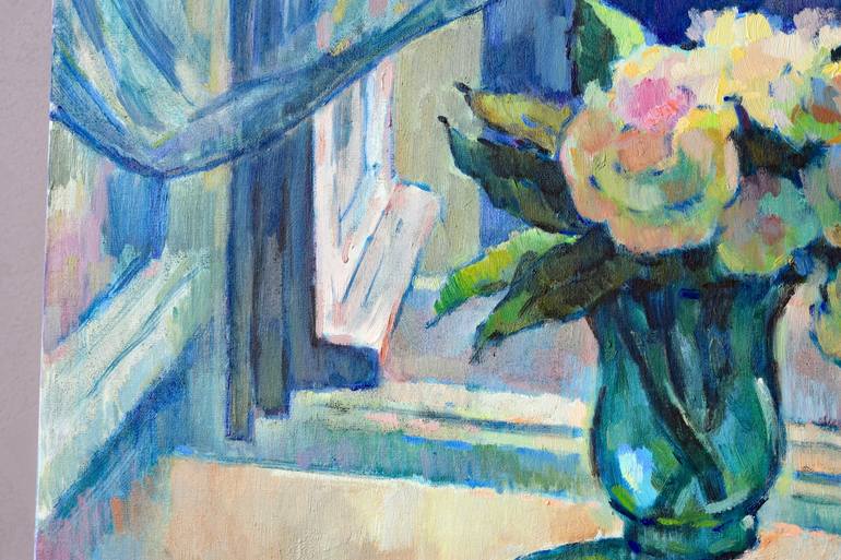 Original Expressionism Floral Painting by Vera Bondare