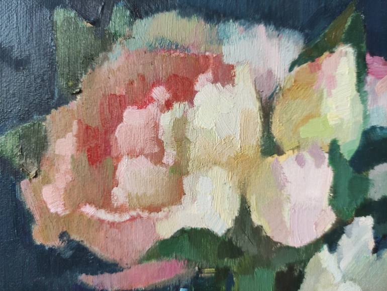 Original Expressionism Floral Painting by Vera Bondare