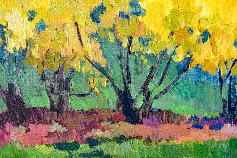 Original Impressionism Landscape Painting by Vera Bondare