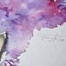 Watercolor drawing blue lilac and butterfly Drawing by Vera Bondare ...