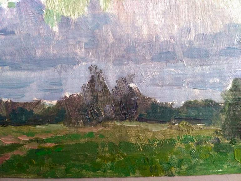 Original Expressionism Landscape Painting by Vera Bondare