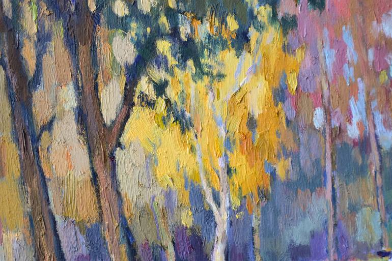 Original Expressionism Landscape Painting by Vera Bondare