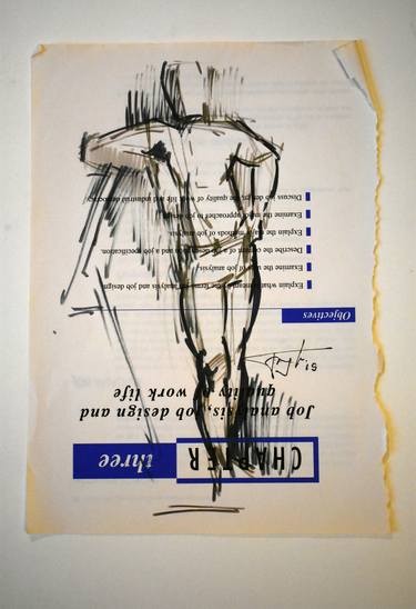 Original Expressionism People Drawings by Vera Bondare