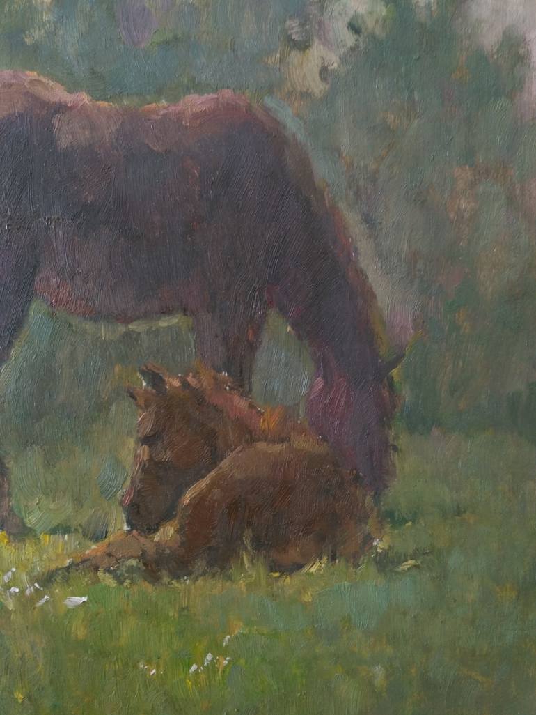 Original Expressionism Animal Painting by Vera Bondare