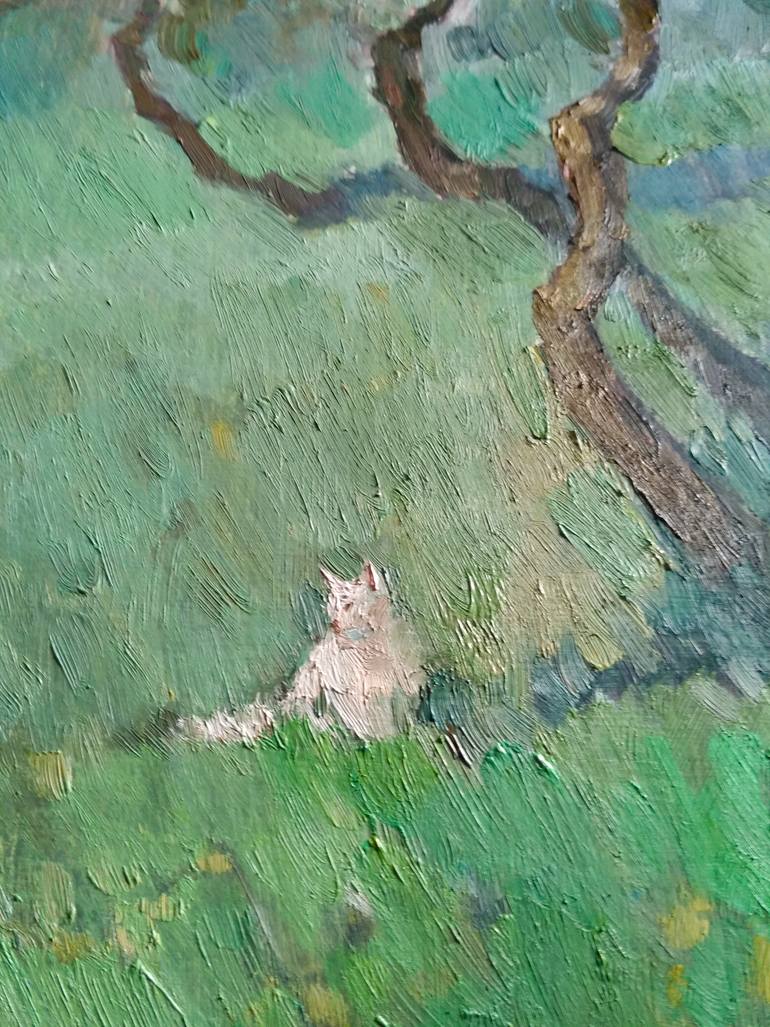 Original Expressionism Landscape Painting by Vera Bondare