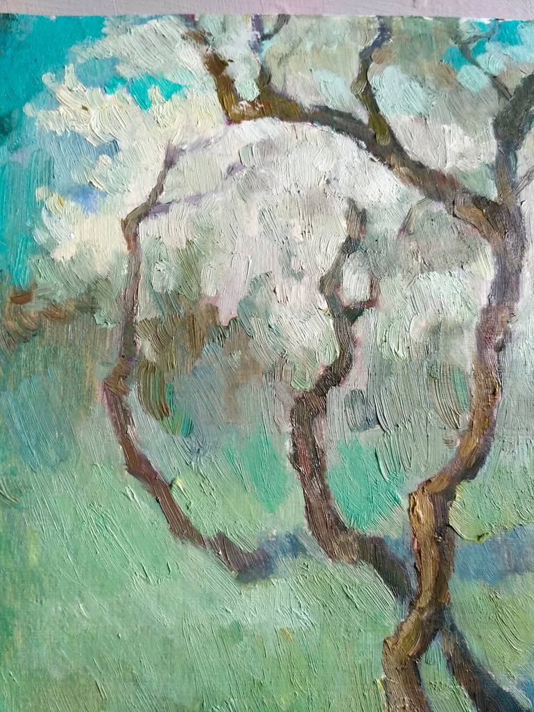 Original Expressionism Landscape Painting by Vera Bondare