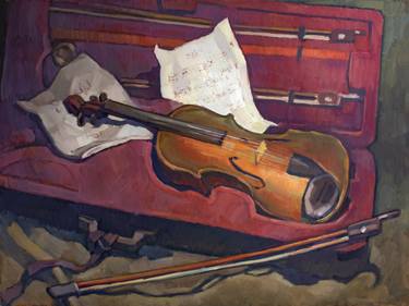 Print of Expressionism Music Paintings by Vera Bondare