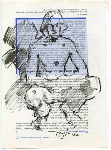 Original Men Drawings by Vera Bondare