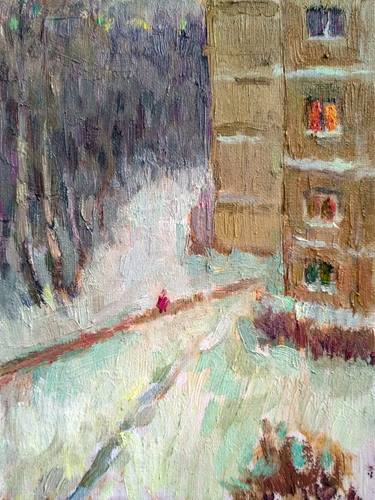 Original Expressionism Cities Paintings by Vera Bondare