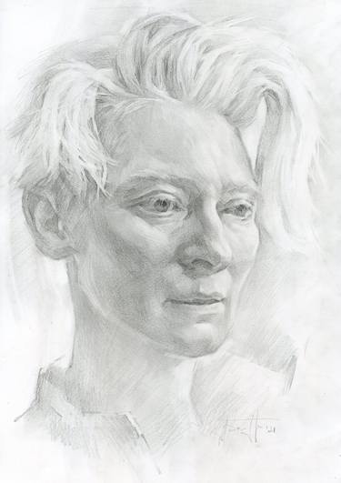 Original Portrait Drawings by Vera Bondare