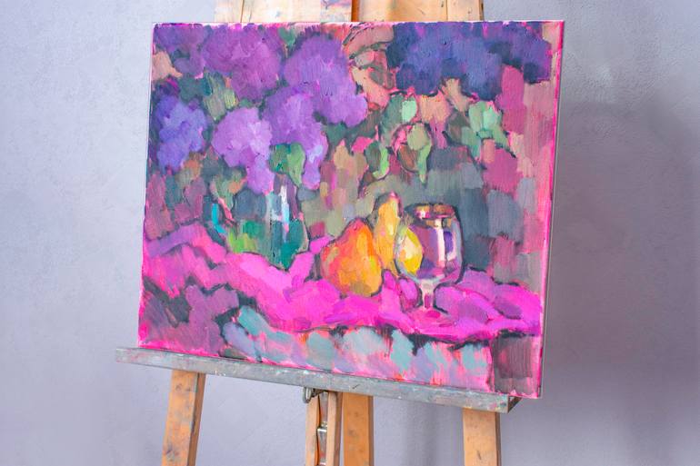 Original Expressionism Floral Painting by Vera Bondare