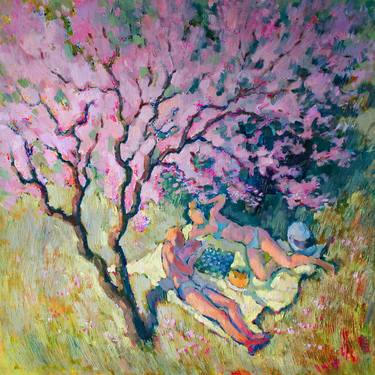 Print of Impressionism Love Paintings by Vera Bondare