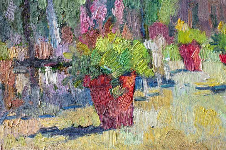 Original Expressionism Cities Painting by Vera Bondare