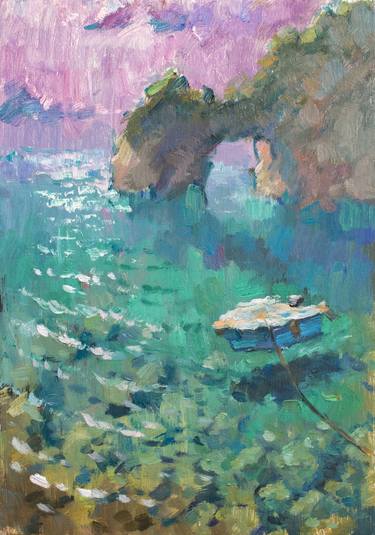 Original Expressionism Beach Paintings by Vera Bondare