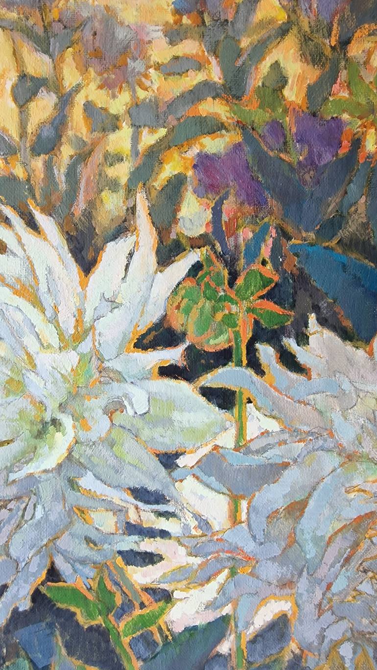 Original Expressionism Floral Painting by Vera Bondare