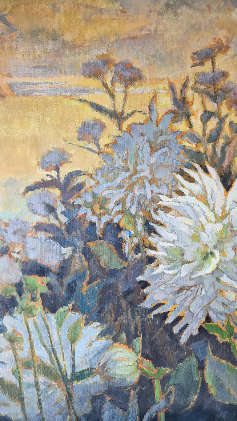 Original Expressionism Floral Painting by Vera Bondare