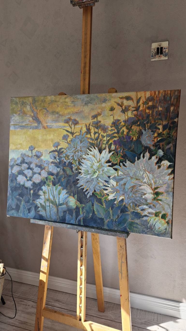 Original Expressionism Floral Painting by Vera Bondare