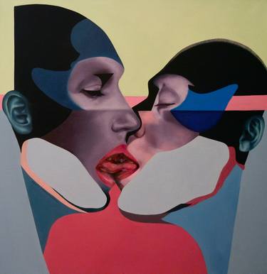 Original Abstract Love Paintings by Beata Chrzanowska