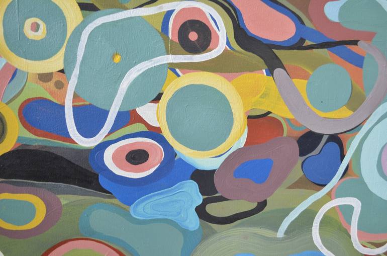 Original Abstract Patterns Painting by Beata Chrzanowska