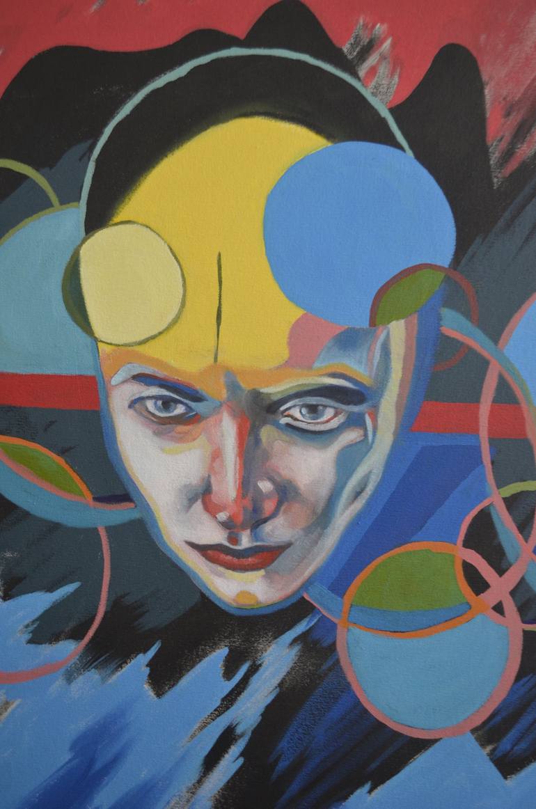 Original Abstract Women Painting by Beata Chrzanowska
