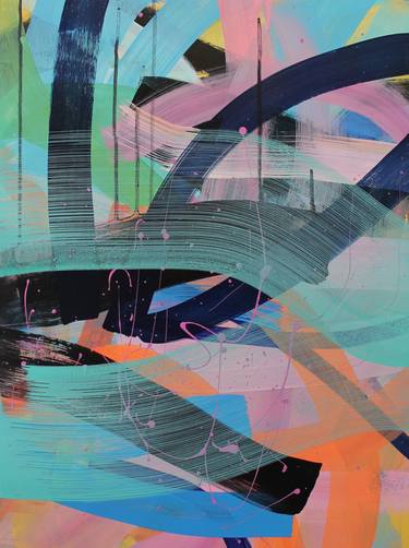 Original Modern Abstract Paintings by Laurie Close