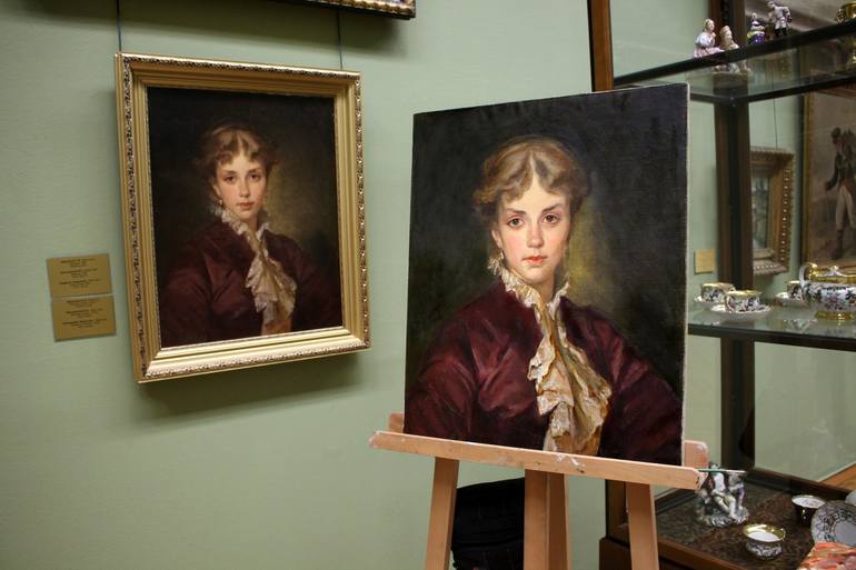Original Portrait Painting by Anastasiya Timchenko