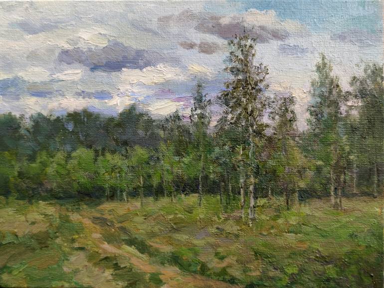 Original Realism Landscape Painting by Anastasiya Timchenko