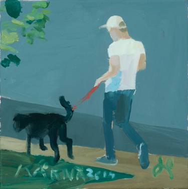 Print of Figurative Dogs Paintings by Heikki Tapio