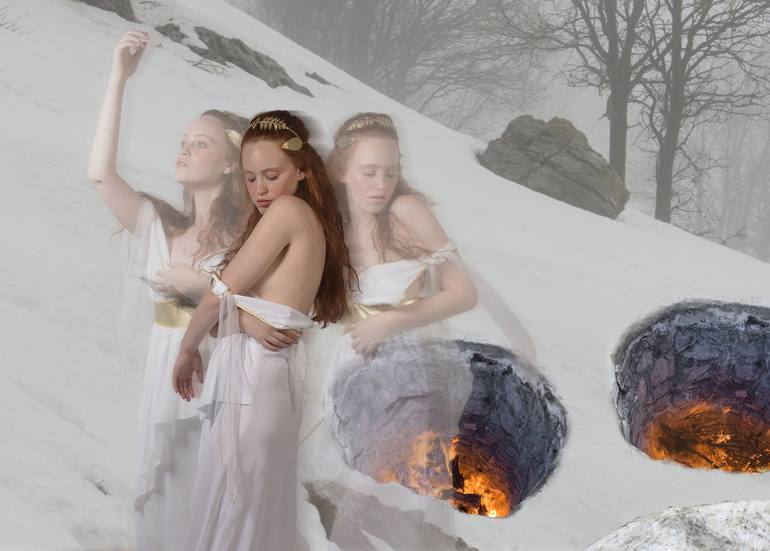 Original Figurative Classical mythology Photography by Daphna Laszlo-Katzor
