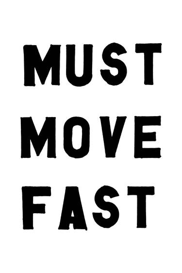 Must move fast. thumb