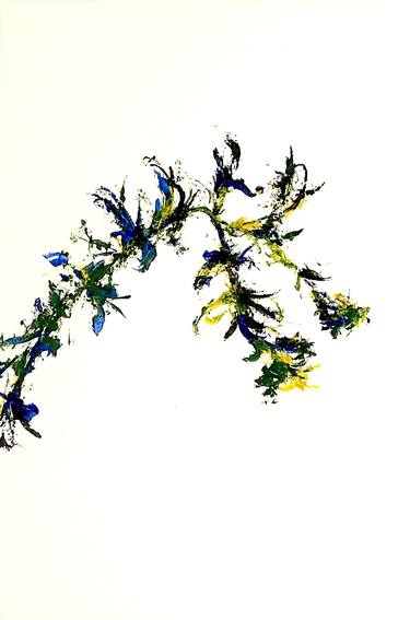 Print of Abstract Botanic Paintings by Uriel Romero