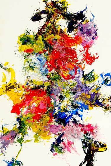 Print of Abstract Floral Paintings by Uriel Romero